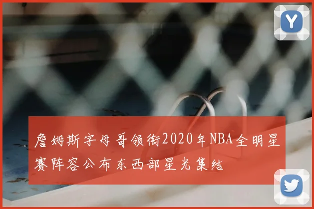 詹姆斯字母哥领衔2020年NBA全明星赛阵容公布东西部星光集结